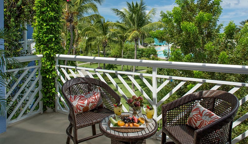 BTC Caribbean Honeymoon Grande Luxe Double Balcony Chairs